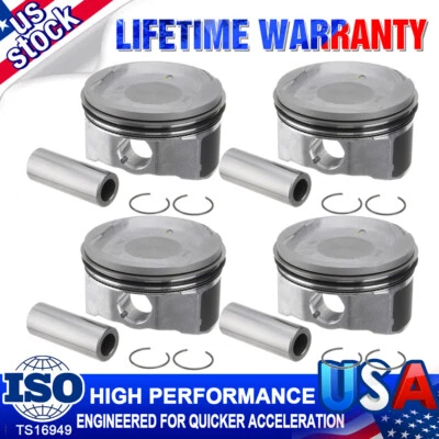 Pistones con anillos para Toyota Camry RAV4 2007 2008-2013 Scion tC Lexus 2.4 2AZFE Foto 1 de 4