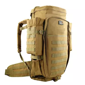 Zaino impermeabile 900D tattico completo fucile MOLLE custodia pistola borsa da caccia - Foto 1 di 10