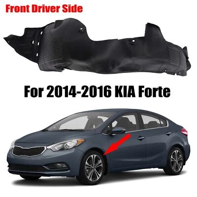 For 2014 2015 2016 Kia Forte Front Left Inner Fender Liner Splash Guard Panel - Image 1 of 4