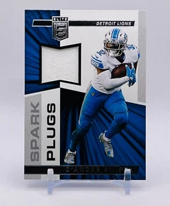 2021 Panini Donruss Elite D'Andre Swift Zündkerzen Patch Detroit Lions #SP9 - Bild 1 von 2
