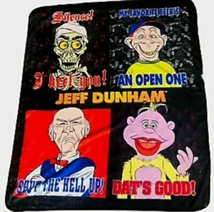 SELTEN 2010 Jeff Dunham Erdnuss Achmed Walter Bubba J Fleece Überwurfdecke 50x60 - Bild 1 von 2