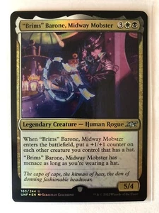 “Brims” Barone, Midway Mobster Foil Unfinity UNF MTG Magic The Gathering - Picture 1 of 1