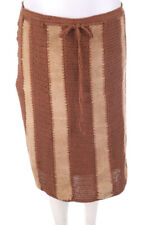 VERO MODA Leather Skirt Real Leather M brown