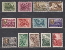 Ungherese Horthy Miklos Teheran Casablanca 13v Sottile come Nuovo Francobolli