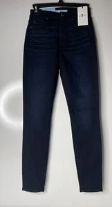 7 For All Mankind Damenjeans 24 hochtaillierter Knöchel super dünn B (Air) neu mit Etikett - Bild 1 von 7