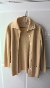 Vintage Women's  Cardigan Sweater - Andreno Argenti Sz S WOOL - Picture 1 of 3
