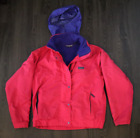 Vintage 90s Patagonia Jacket Womens Size 8 Insulated Lined Winter Coat Zip Snap