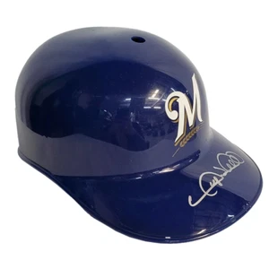 Gary Sheffield Signed Milwaukee Brewers Souvenir MLB Baseball Batting Helmet (JS - Picture 1 of 2
