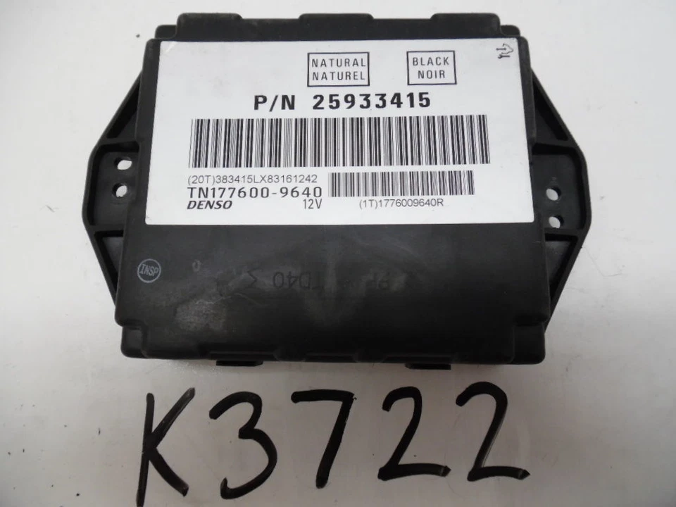 2008 08 2009 09 Cadillac CTS unidad de módulo de control de temperatura K3722 Foto 1 de 1