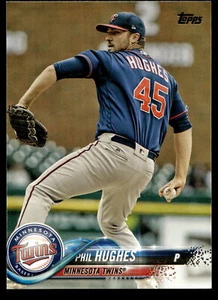 Tarjetas Topps 537 Phil Hughes Minnesota Twins 2018 | Arpin Mint - Imagen 1 de 2