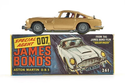 Lot 7747 Corgi Toys Nr. 261 James Bond's Aston Martin D.B.5 mit OVP, 1965-69 - Bild 1 von 4