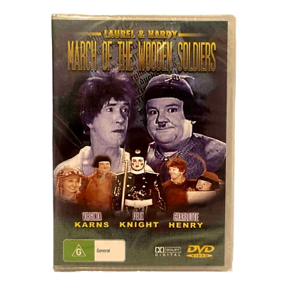 March of The Wooden Soldiers DVD Laurel & Hardy All Region Brand New Sealed - Image 1 of 2