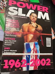 WWE Power Slam Magazine # 96 Bulldog WWF Wrestling Magazine + Poster - Foto 1 di 3