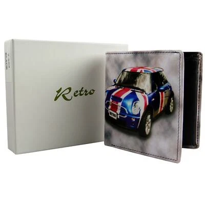 Mens Top Quality Leather MINI COOPER Wallet by Retro with Gift Box Golunski - Image 1 of 4