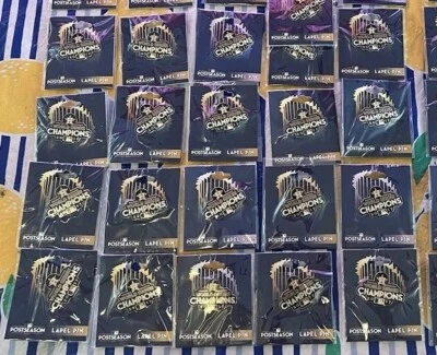 20 New 2017 World Series Champions Houston Astros Pins Commemorative Collector - Image 1 of 4