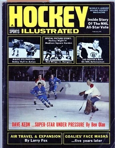 February 1965 Hockey Illustrated Magazine Dave Keon Cover Bobby Hull - Picture 1 of 1