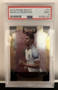 Marcus Rashford 2016 Panini Select Terrace England Rookie RC #77 PSA 9 *Read* - Picture 1 of 2