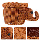  Plastic Rattan Fruit Basket Elephant Woven Baskets For Kitchens