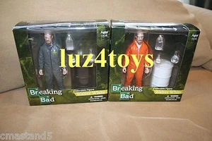 Mezco Breaking Bad Walter White Gray Hazmat Suit & Orange Hazmat Suit Exclusives - Bild 1 von 5