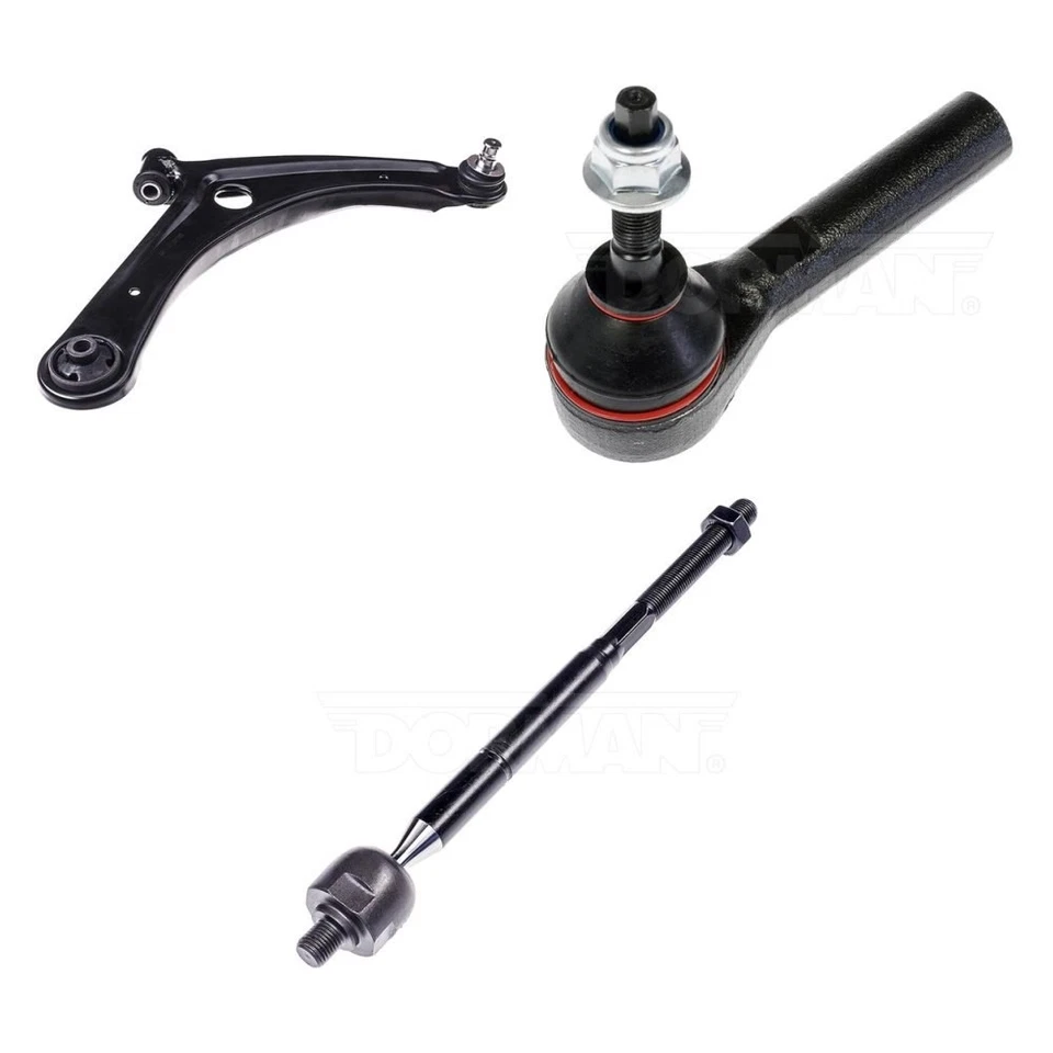 For Jeep Patriot 07-17 Control Arm with Ball Joint and Tie Rod End Kit Mas Front Foto 1 de 1