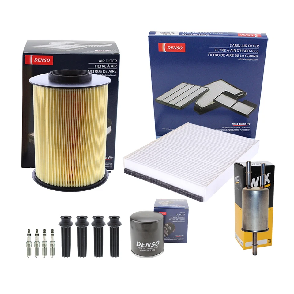 Kit de afinación Denso NGK 4 bujías y botas Kit para Ford Focus 2.0L L4 Vin 2 13 Foto 1 de 2