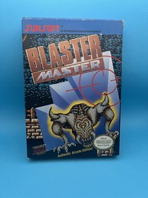 Blaster Master Empty Box for NES (back tearing/sticker damage)