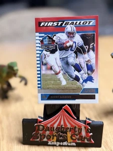 2025 Score #8 BARRY SANDERS 'FIRST BALLOT' HALL OF FAME INSERT CARD! LIONS - Picture 1 of 2