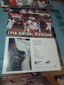 HARRISBURG SENATORS 1998 OFFICIAL SCORECARD FOLDER - Picture 1 of 11