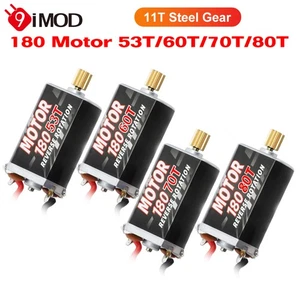 180 Brushed Motor 53T 60T 70T 80T w/11T Gear For Traxxas TRX4M 1/18 RC Crawler - Picture 1 of 28