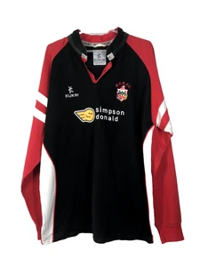 Herren Stirling RFC Vintage 90er Kukri Rugby Shirt Oberteil Größe Large - CM/02 - Bild 1 von 4