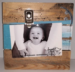 SWEET BIRD & CO. Rustic Picture Hanging Frame Reclaimed Repurposed Reinvented - Picture 1 of 7