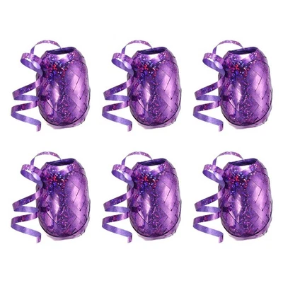 Curling Ribbon Crimped String 3/16" 11 Yards 6pcs Purple Foto 1 de 4