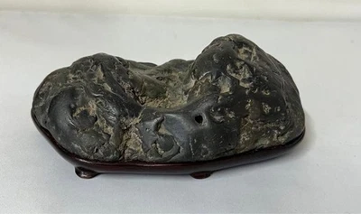 Piedra de visualización Suiseki Furuya Bonseki Bonsai jardín japonés Zen Daiza 5,9 pulgadas Foto 1 de 4