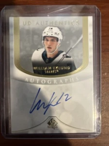 2023-24 SP Authentics UD Authentics William Eklund #UDA-WE Auto - Foto 1 di 2