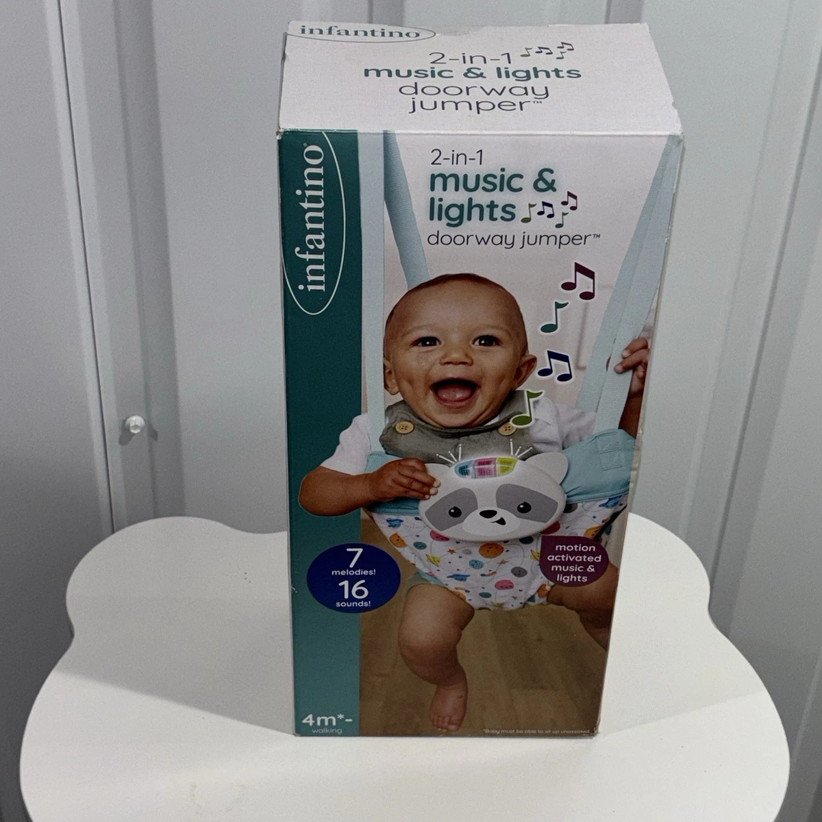 Baby Swing For Infant Infantino 2-in-1 Music & Lights Doorway