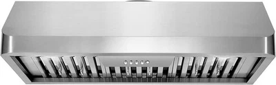COSMO COS-QB90 36" 500CFM SS Ducted Range Hood w/ Buttons & LED - Image 1 of 4