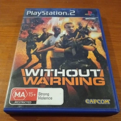 PS2 WITHOUT WARNING   PlayStation  2   PAL   AUS manual included  - Image 1 of 4