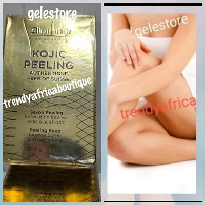 Jabón exfoliante exfoliante exfoliante kójico cuidado de la piel Abebi White vip. 200g X 1 Foto 1 de 2