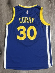 Maglia Fanatics Golden State Warriors #30 Stephen Curry blu NBA Youth S Small - Foto 1 di 13