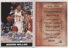 1999 Press Pass SE Auto Silver /100 Andre Miller Rookie Auto RC
