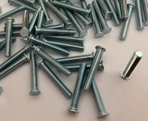 M4 Self Clinch Captive Stud Steel BZP Clear Passivated All Sizes Multi Qty - Picture 1 of 6