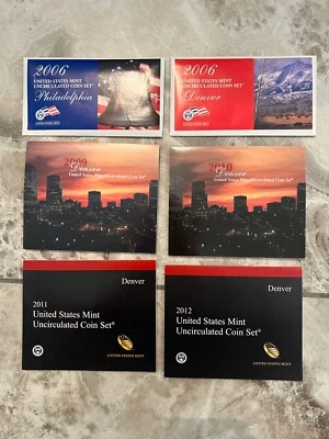 2006/2009/2010/2011/2012 United States Mint Uncirculated Coin Sets - Image 1 of 4