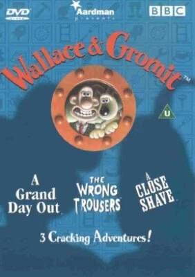 Wallace and Gromit: A Grand Day Out/Wrong Trousers/A Close Shave DVD (2003) Bob - Image 1 of 2