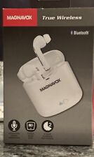Magnavox True Wireless Bluetooth Earbuds With Power Bank Case MBH570, White