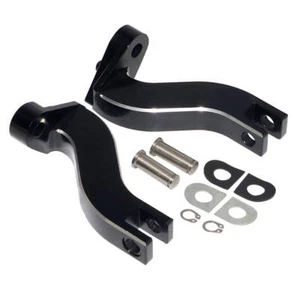 Black Rear Foot Peg Mount Kit For Harley For Touring 1993-2016 NEW 50198-97B - Picture 1 of 5