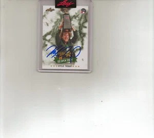 KYLE TROUP Autograph Wins PBA 2024 US Open Leaf PBA Bowling Card WUSO-1 Limited - Picture 1 of 2