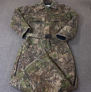 FLAWED READ Duxbak Coveralls Mens Size Large Realtree Camo Insulated Quilted - Picture 1 of 15