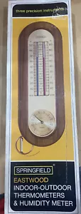 Springfield Eastwood Indoor-Outdoor Thermometer & Humidity Meter - New In Box - Picture 1 of 6