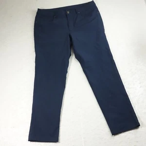 Pantalones Lululemon Para Hombre 34x30 Azul Delgado Recto 5 Bolsillos ABC Warpstreme Lavado Ligero - Imagen 1 de 11