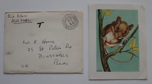 Nigeria Idah Post Office Bible Quote Sparrows Luke 12:7 Birthday Card + Cover - Picture 1 of 2